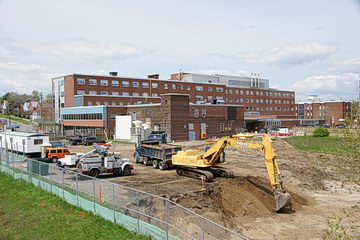Construction of New East Wing at St. Joseph's Hospital - May 26, 2015