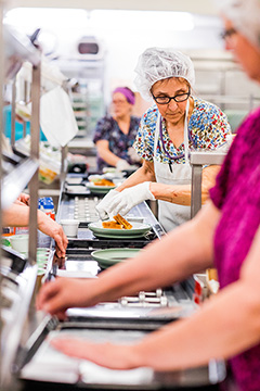 St. Joseph's Hospital prepares more than 750 meals each day