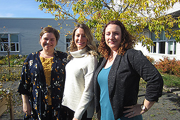 From Left to Right: Ember Schincariol, Karlee Gutmann and Erin Dietrich, counsellors at the Gambling & Behavioural Addictions program at Sister Margaret Smith Centre