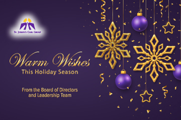 Holiday Message from Leadership Team and Board of Directors