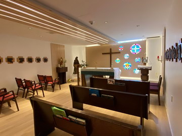 The newly renovated Chapel at St. Joseph's Heritage.