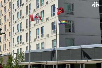 Pride Flag flies at SJCG