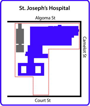 St. Joseph's Hospital Boundaries