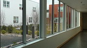 Hallway looking over Residential Courtyard, Sister Margaret Smith Centre